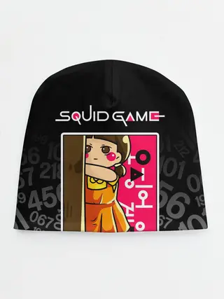 Детская шапка / ИГРА В КАЛЬМАРА / КУКЛА / DOLL