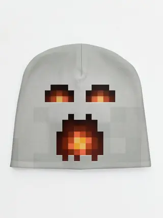 Детская шапка / МАЙНКРАФТ, ГАСТ ОГНЕННЫЙ