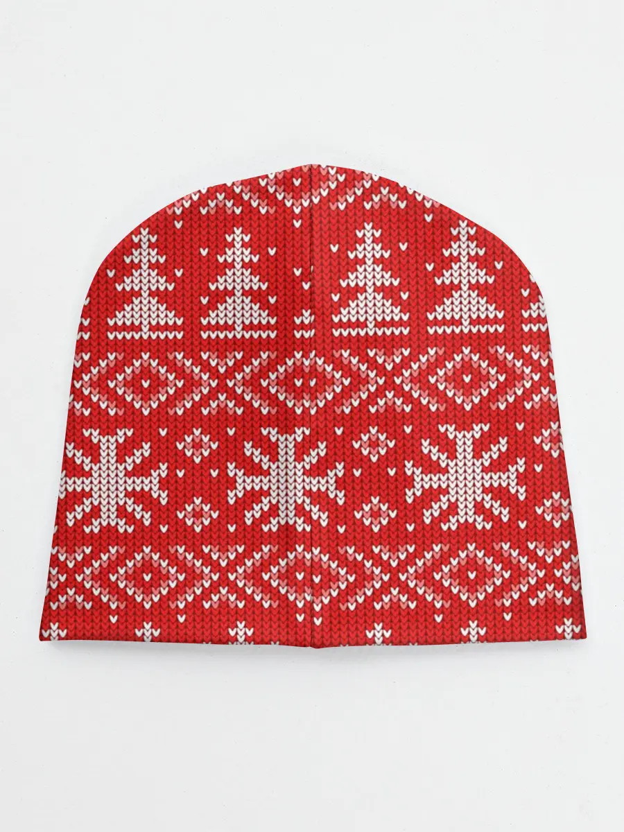 Детская шапка / Новогодний узор, 2022