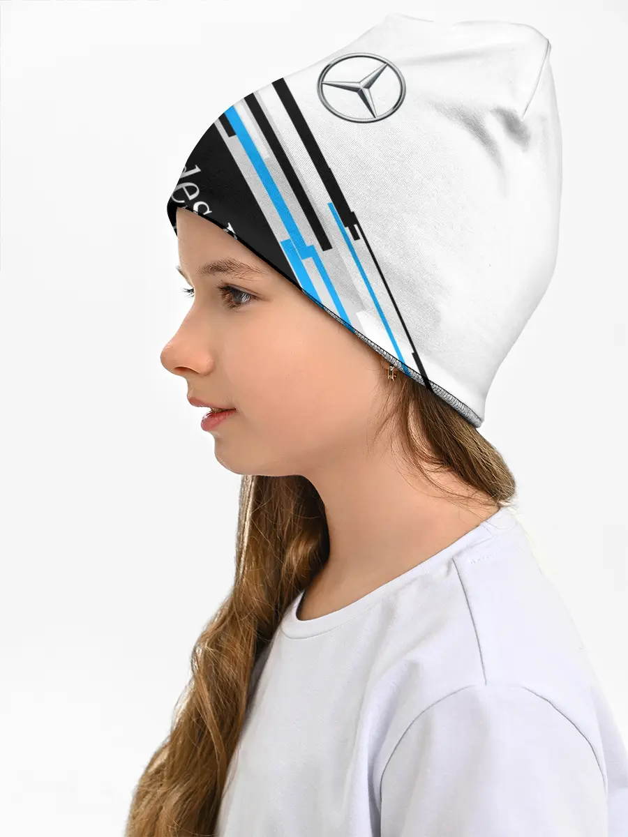 Детская шапка / MERCEDES-BENZ / МЕРСЕДЕС-БЕНЗ / BLUE