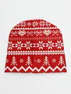 Детская шапка / Праздничный новогодний узор
