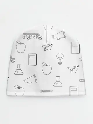 Детская шапка / эскизы простые