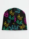 Детская шапка / НЕОНОВЫЕ КОТИКИ / NEON FACES CATS