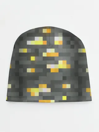 Детская шапка / ЗОЛОТАЯ РУДА | GOLD ORE | MINECRAFT