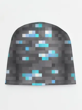 Детская шапка / АЛМАЗНАЯ РУДА | DIAMOND ORE | MINCRAFT