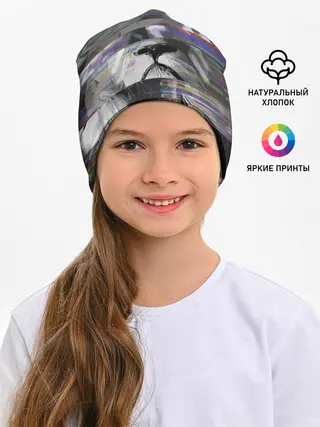 Детская шапка / Glitch lion 2020