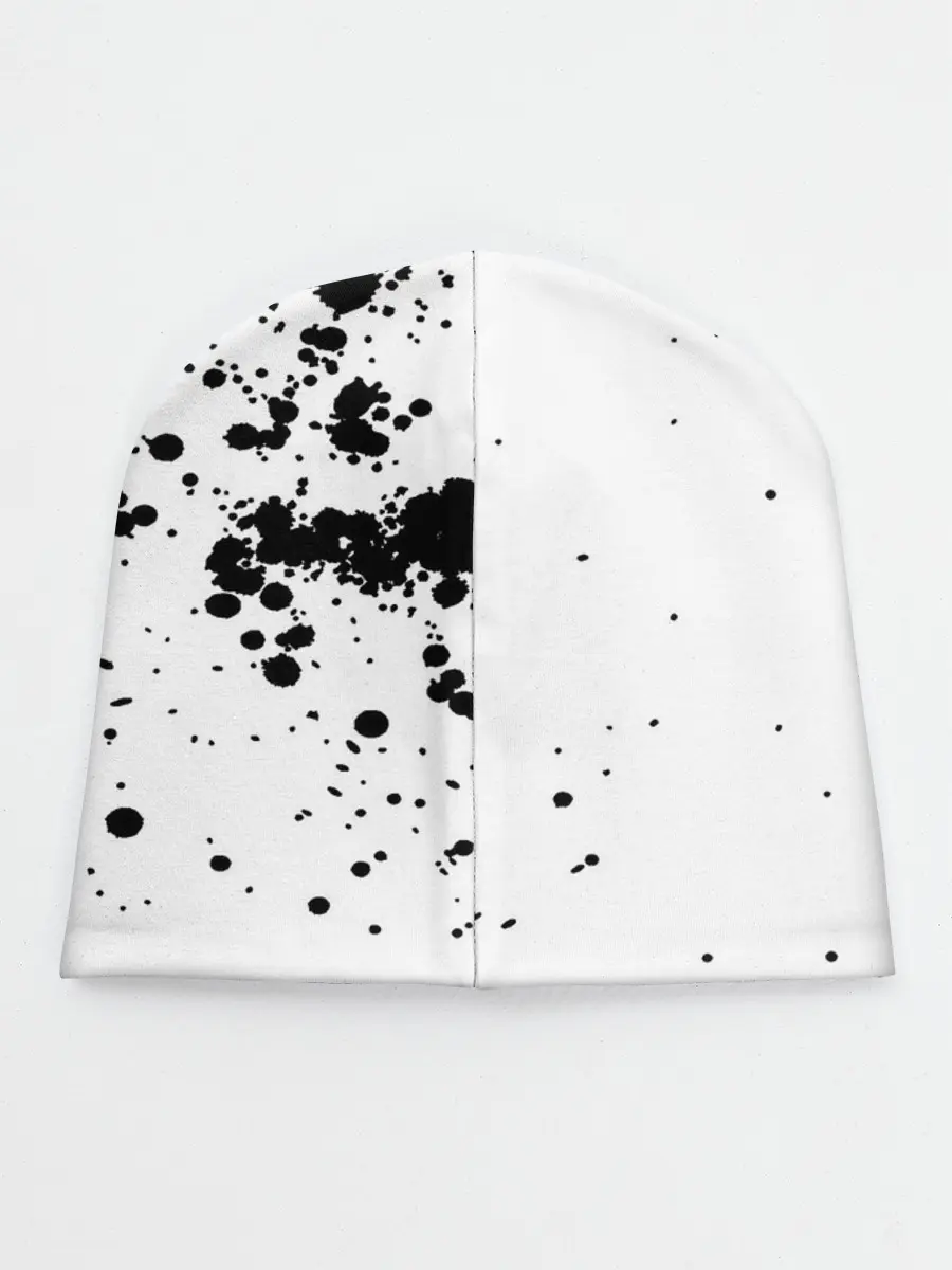 Детская шапка / One Punch-Man черные брызги Сайтама