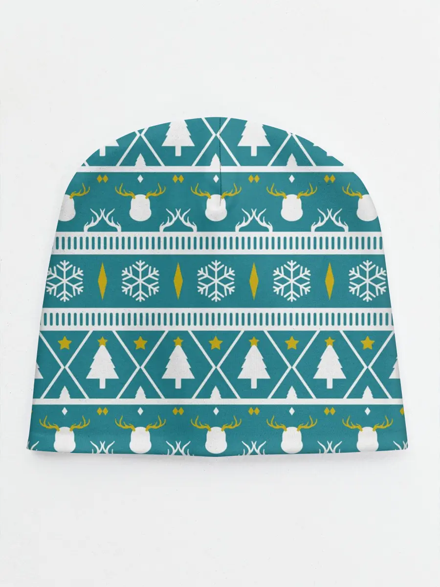 Детская шапка / Узор новогодний