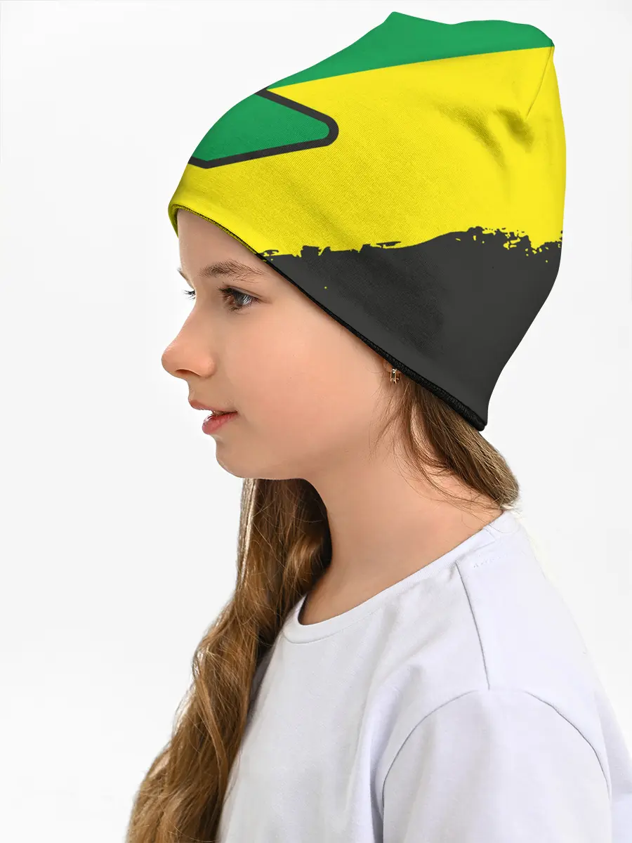 Детская шапка / JDM GREEN YELLOW LOGO