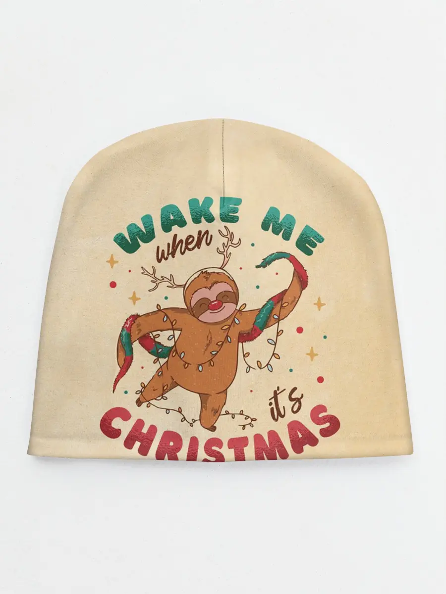 Детская шапка / Новогодний ленивец