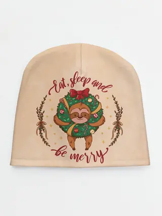 Детская шапка / Ленивец Новый год