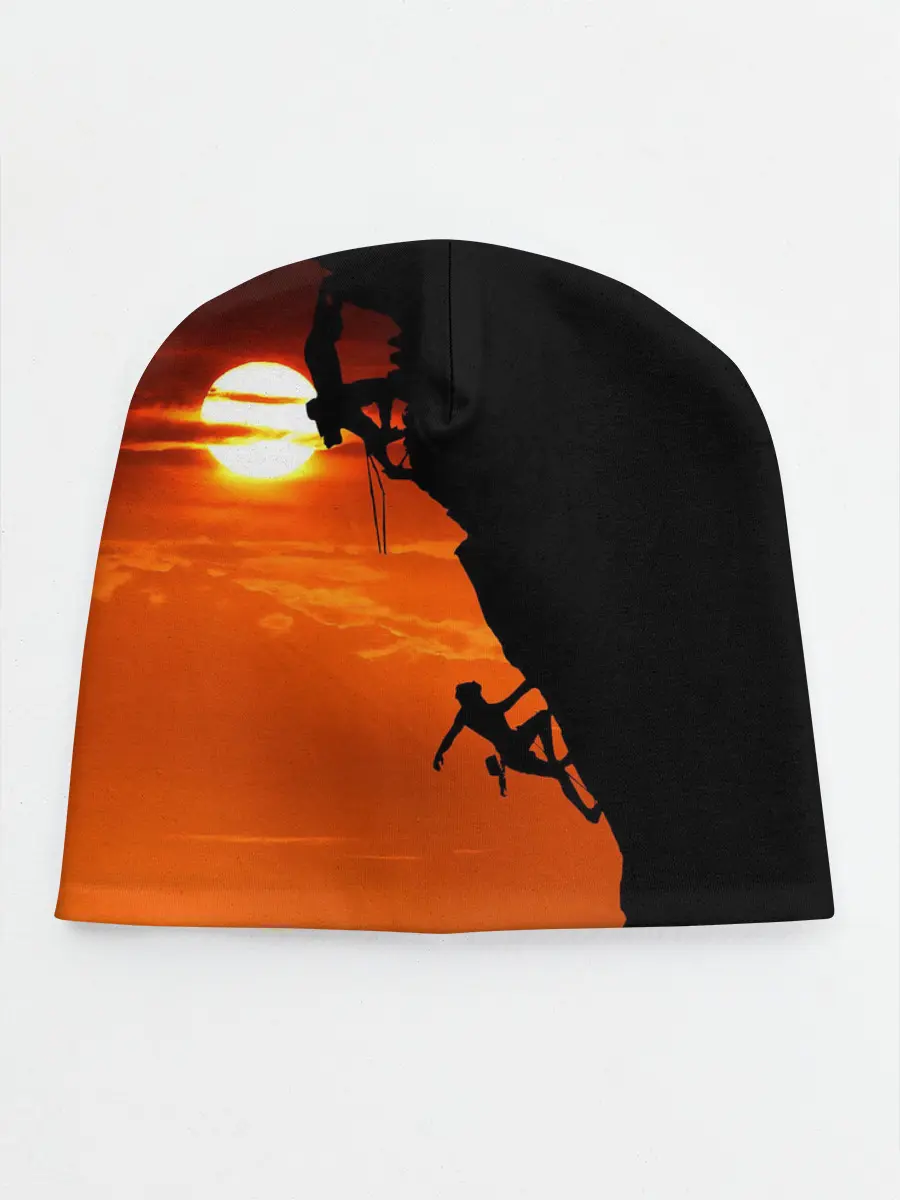 Детская шапка / СКАЛОЛАЗЫ В ЗАКАТЕ