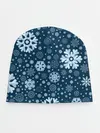 Детская шапка / Новогодние снежинки, новый год