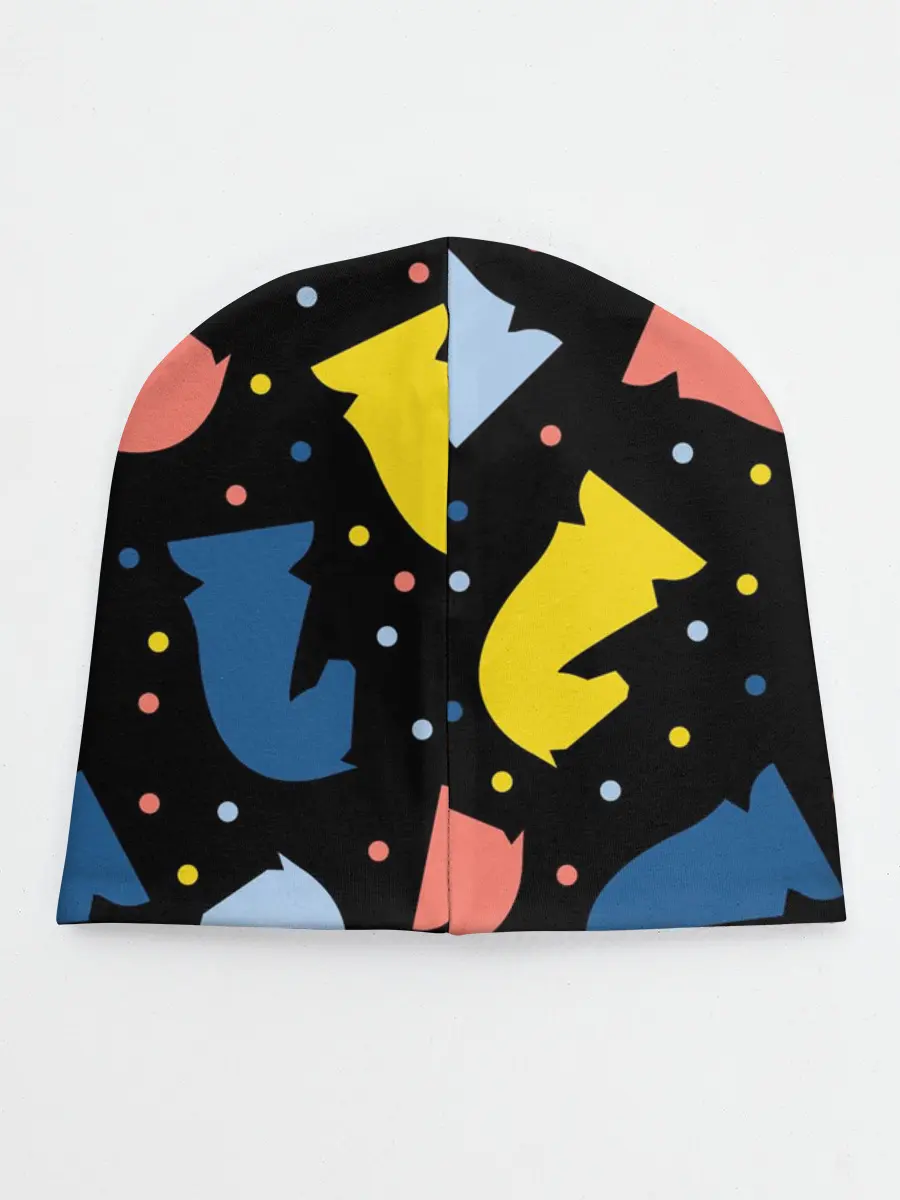 Детская шапка / Шахматные фигуры цветные