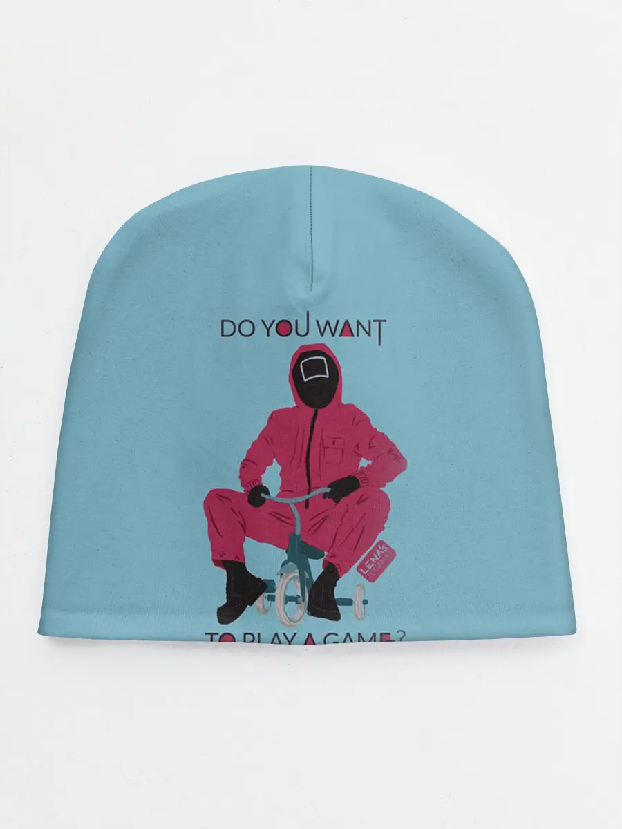 Детская шапка / ИГРА В КАЛЬМАРА DO YOU WANT TO PLAY A GAME?