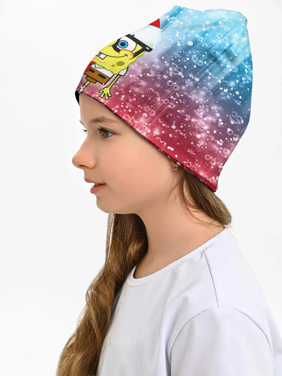 Детская шапка / Новогодний Спанч Боб