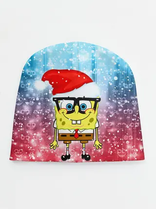 Детская шапка / Новогодний Спанч Боб