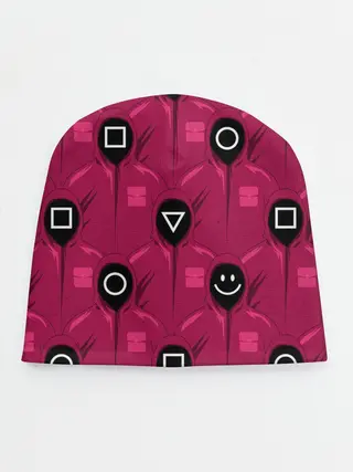 Детская шапка / СОТРУДНИКИ ИГРЫ В КАЛЬМАРА