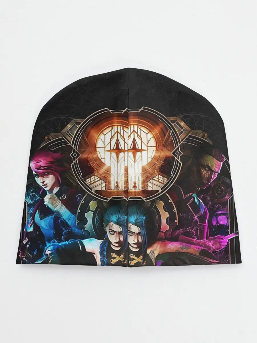 Детская шапка / Аркейн Джинкс,Ви и Силко