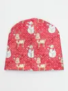 Детская шапка / Снеговики и олени