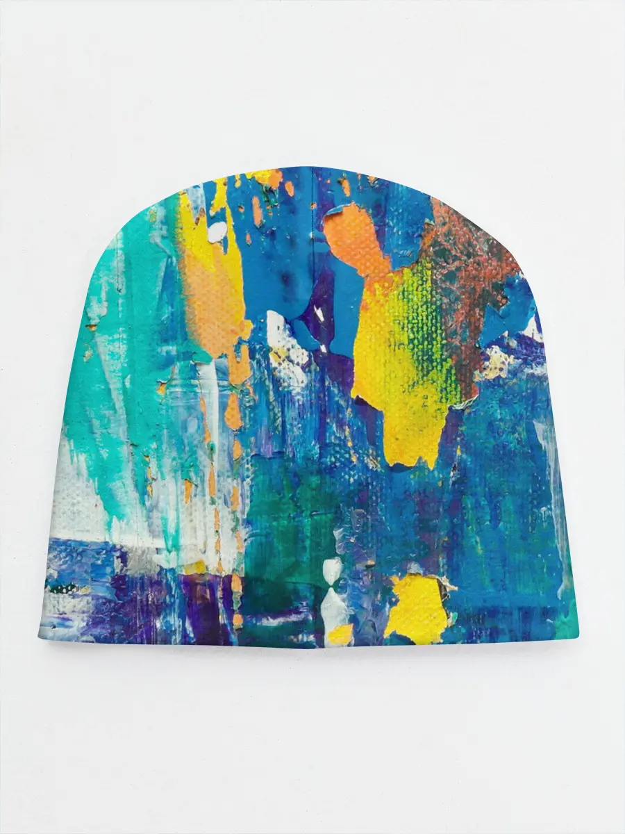 Детская шапка / Краской по ткани