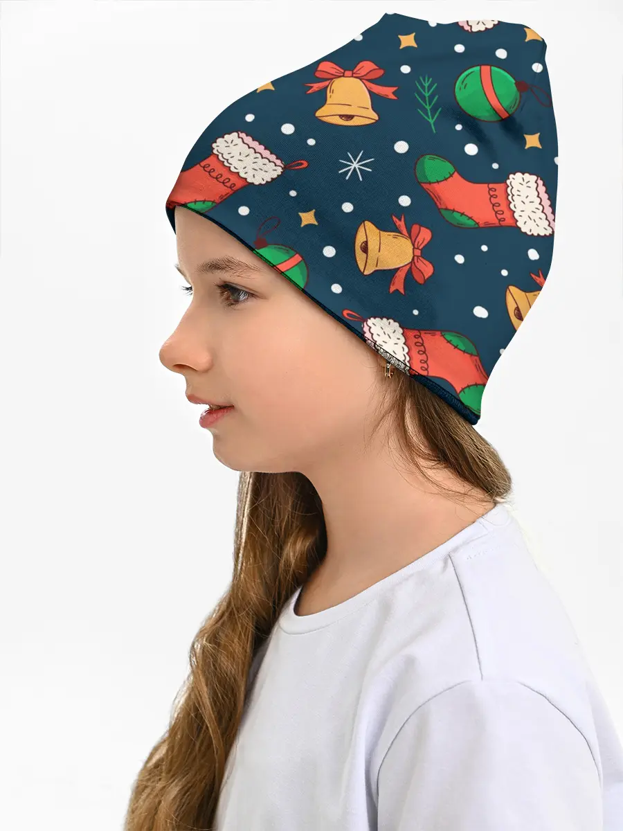 Детская шапка / Новогодний, рождественский узор