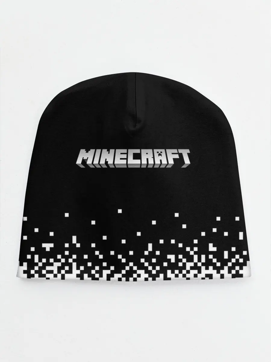 Детская шапка / Minecraft | Майнкрафт | логотип