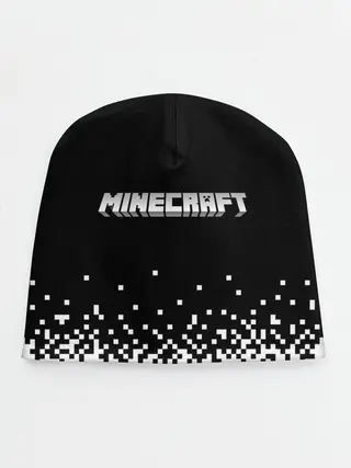 Детская шапка / Minecraft | Майнкрафт | логотип