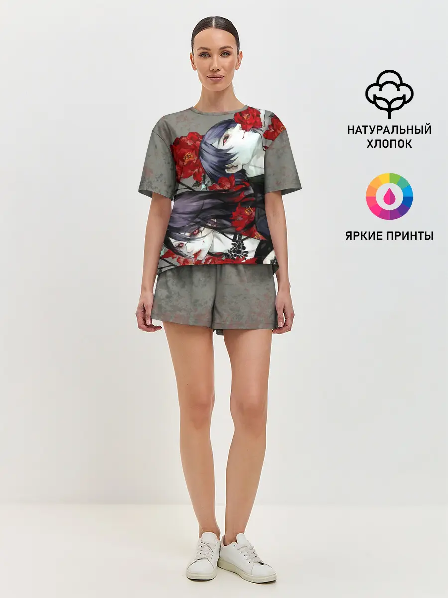 Женская пижама с шортами / Токийский Гуль