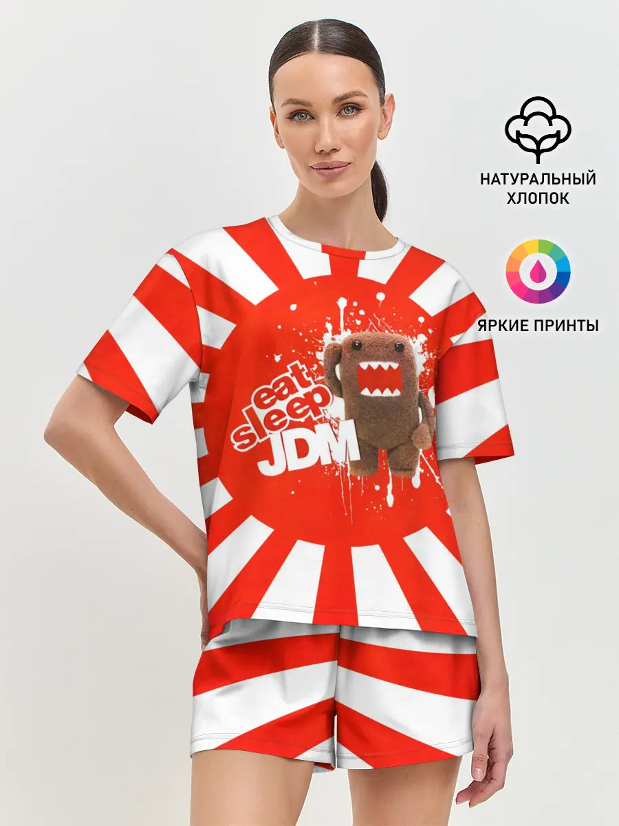 Женская пижама с шортами / Domo jdm