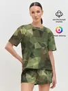 Женская пижама с шортами / Камуфляж