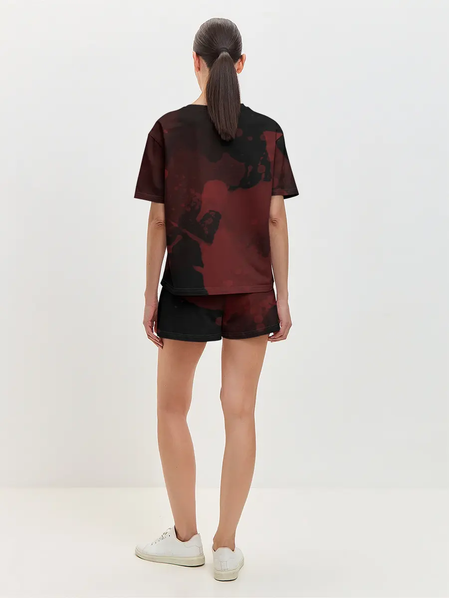 Женская пижама с шортами / Зомби клоун