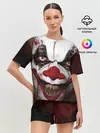 Женская пижама с шортами / Зомби клоун