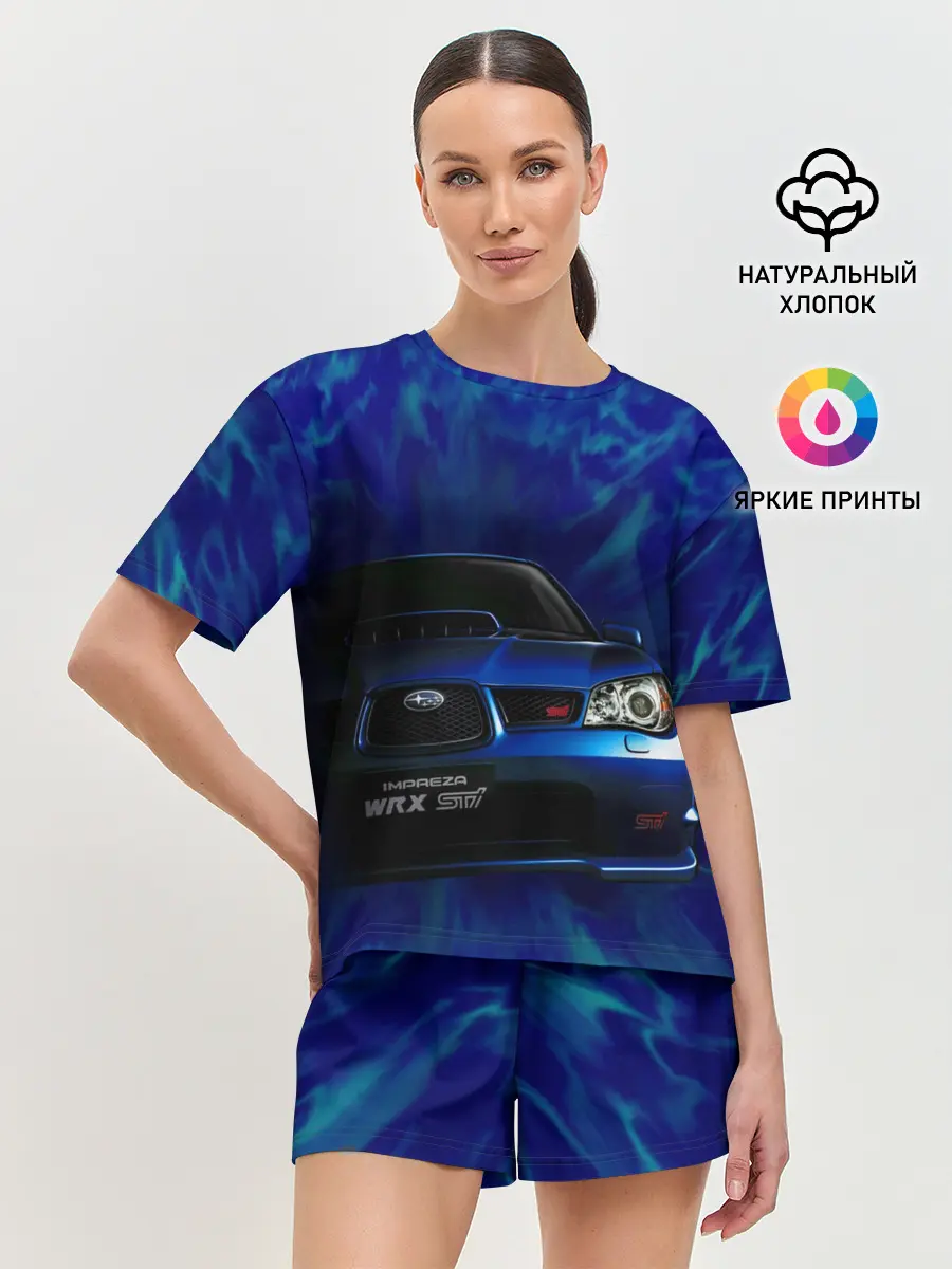 Женская пижама с шортами / Subaru