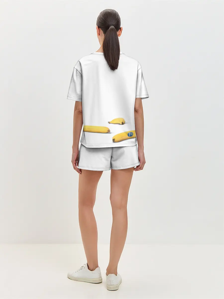 Женская пижама с шортами / Банан