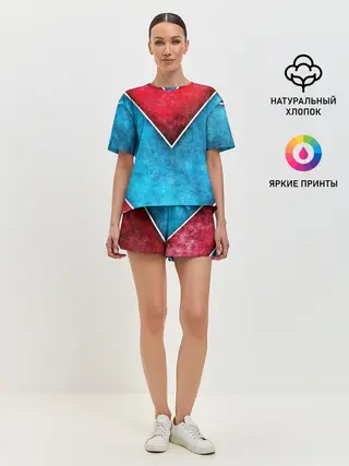 Женская пижама с шортами / Grunge