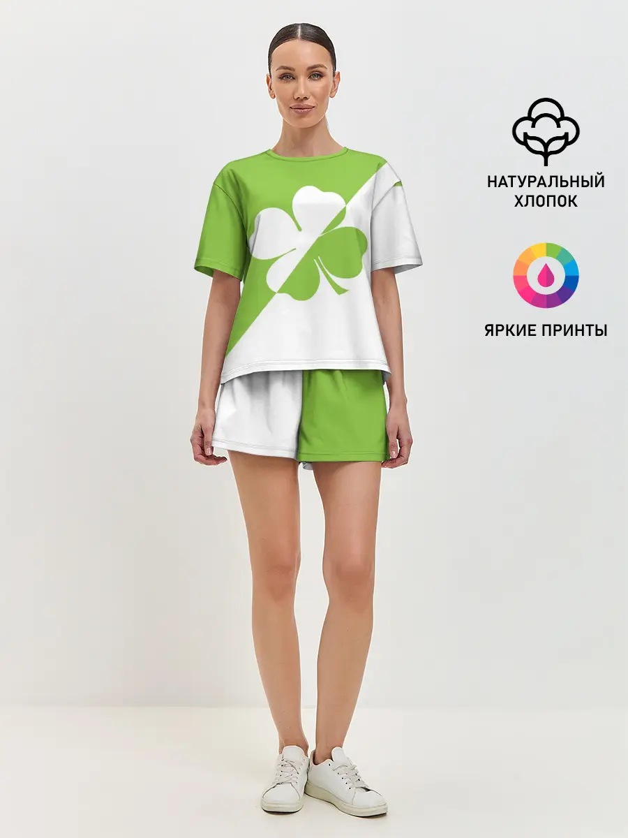 Женская пижама с шортами / Lucky Clover