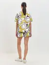 Женская пижама с шортами / Обезьянки и бананы