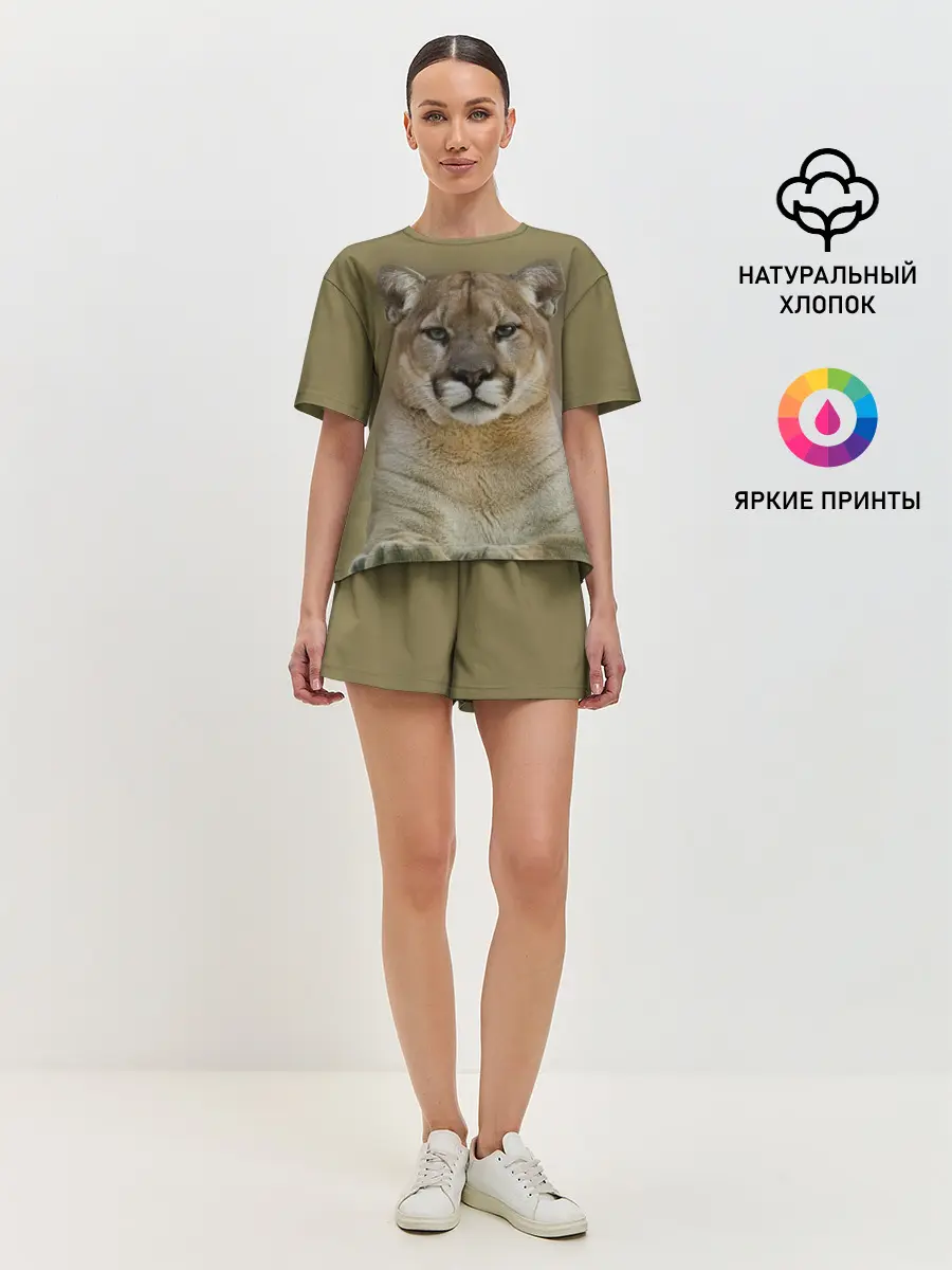 Женская пижама с шортами / Пума