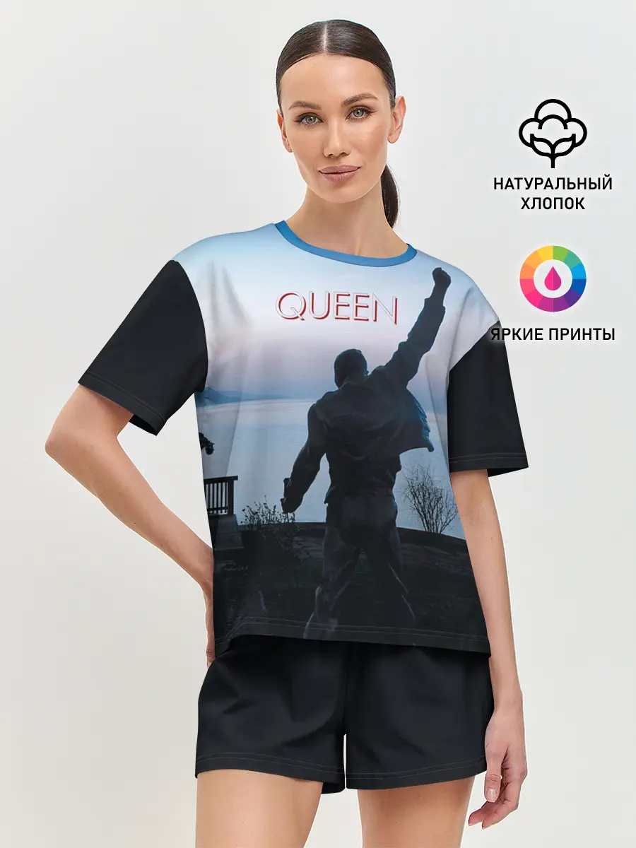 Женская пижама с шортами / Queen