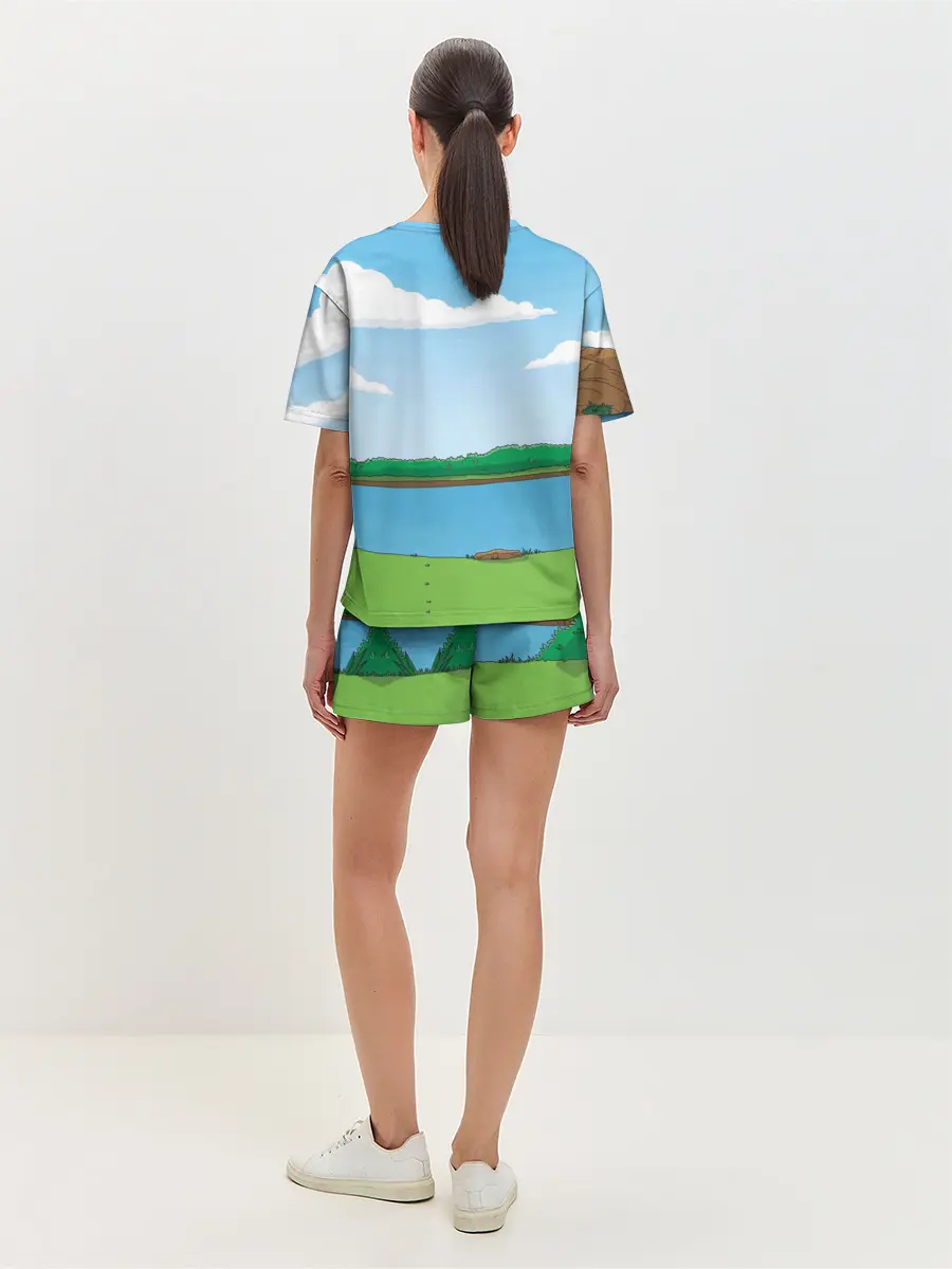 Женская пижама с шортами / The simpsons