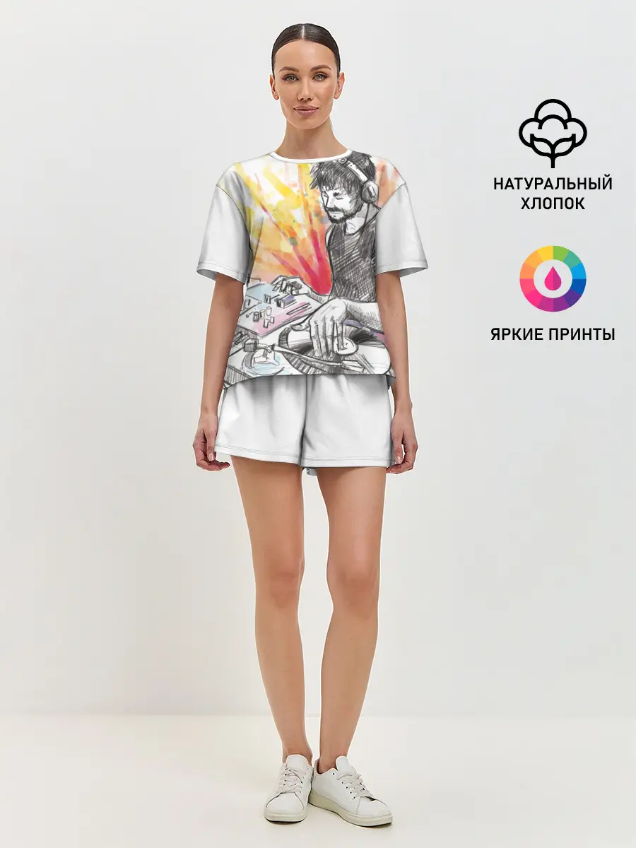 Женская пижама с шортами / DJ