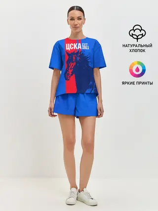 Женская пижама с шортами / ЦСКА ФК