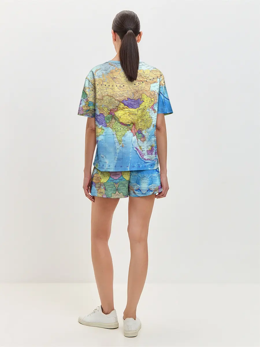 Женская пижама с шортами / Карта 10