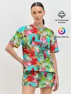 Женская пижама с шортами / Тропический мир