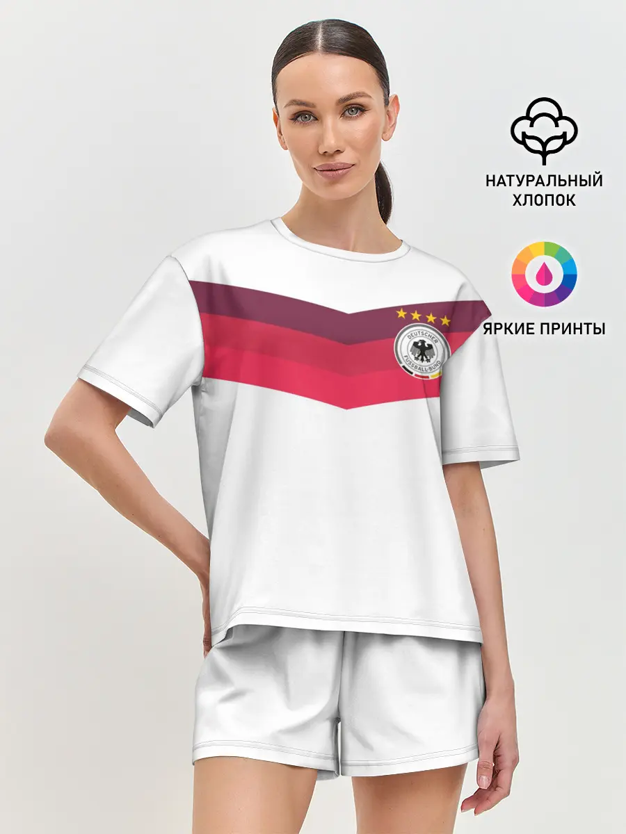Женская пижама с шортами / Сборная Германии по футболу