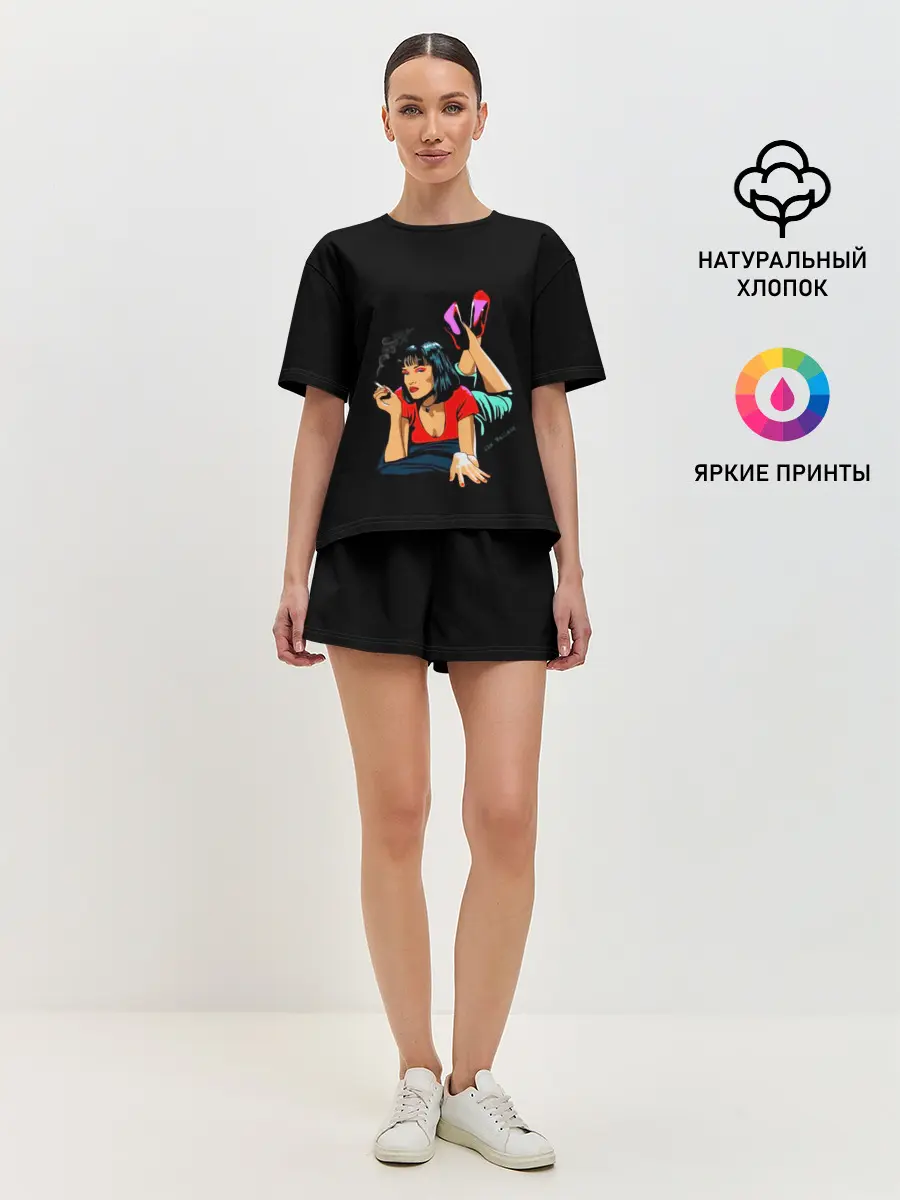 Женская пижама с шортами / Pulp Fiction