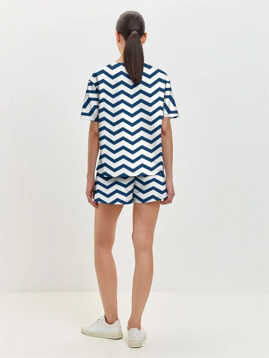 Женская пижама с шортами / ВМФ