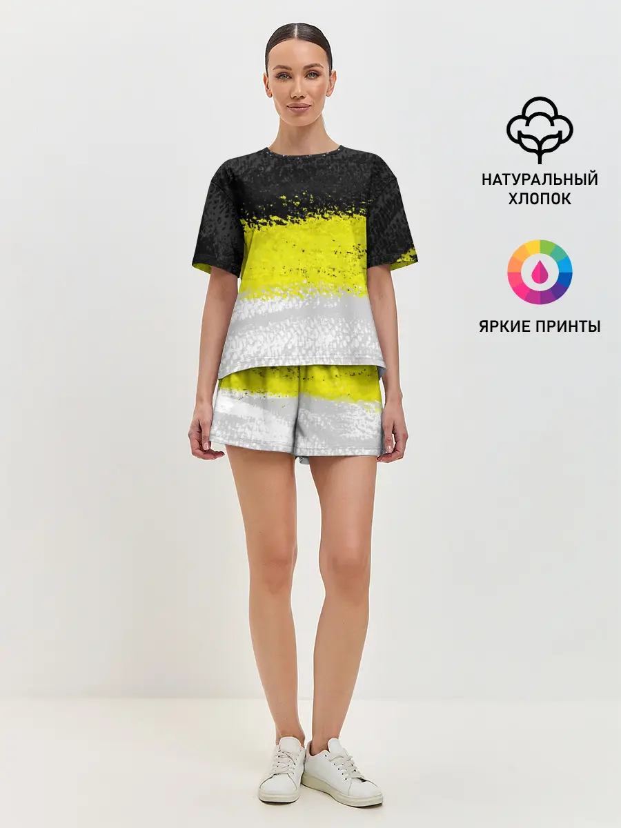 Женская пижама с шортами / Имперский флаг России 1858года