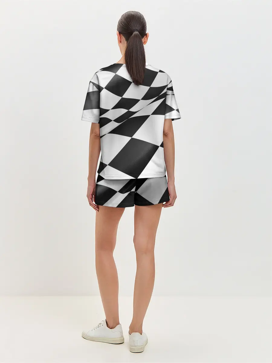 Женская пижама с шортами / Формула 1